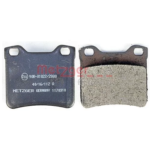 Sada brzdových platničiek kotúčovej brzdy 1170310 /METZGER/ - obr. 2