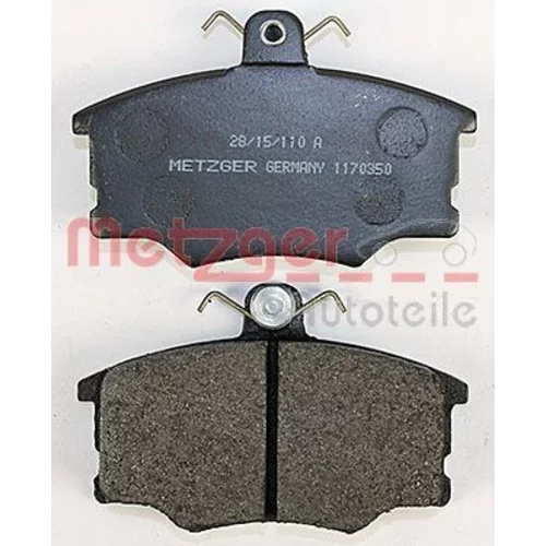Sada brzdových platničiek kotúčovej brzdy 1170350 /METZGER/ - obr. 2