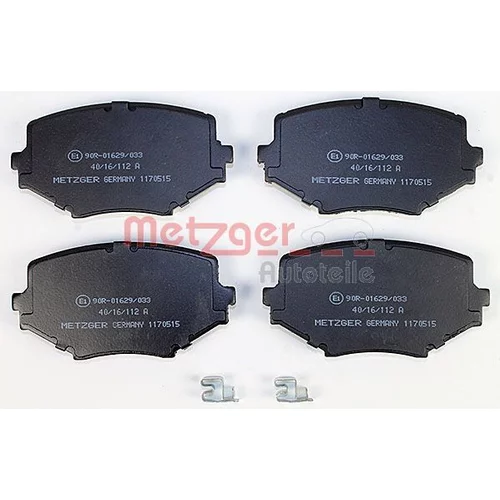 Sada brzdových platničiek kotúčovej brzdy 1170515 /METZGER/ - obr. 1