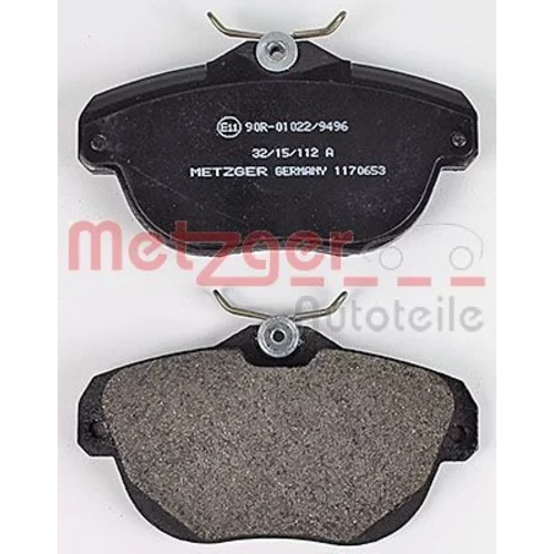 Sada brzdových platničiek kotúčovej brzdy 1170653 /METZGER/ - obr. 2