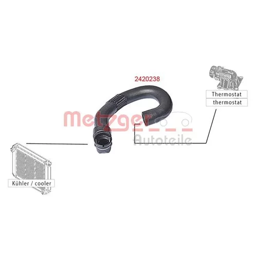 Hadica chladenia 2420238 /METZGER/ - obr. 1