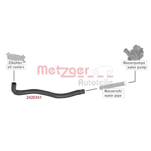 Hadica chladenia 2420341 /METZGER/ - obr. 1