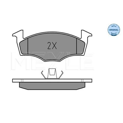 Sada brzdových platničiek kotúčovej brzdy 025 218 6817/W /MEYLE/ - obr. 2