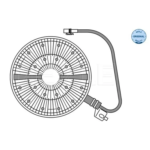 Spojka ventilátora chladenia 14-34 234 0003 /MEYLE/