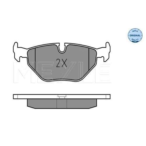 Sada brzdových platničiek kotúčovej brzdy 025 209 9517 /MEYLE/ - obr. 2