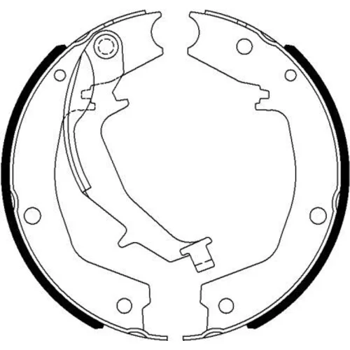 Sada brzd. čeľustí parkov. brzdy MINTEX MFR673