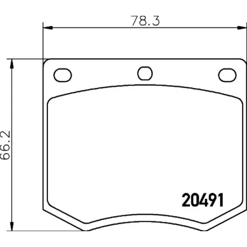 Sada brzdových platničiek kotúčovej brzdy MINTEX MGB633MX