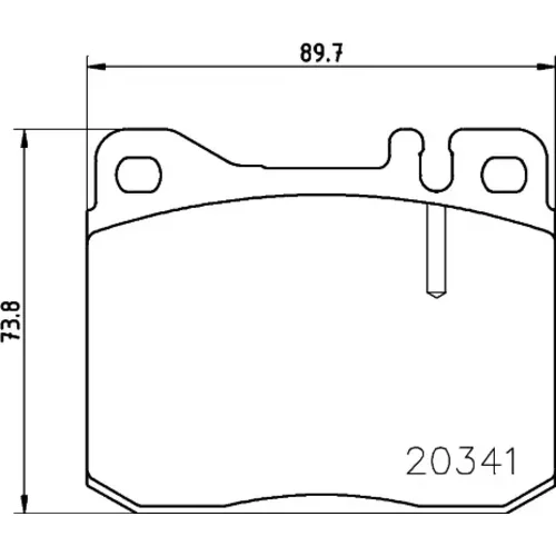 Sada brzdových platničiek kotúčovej brzdy MINTEX MDB1180MX