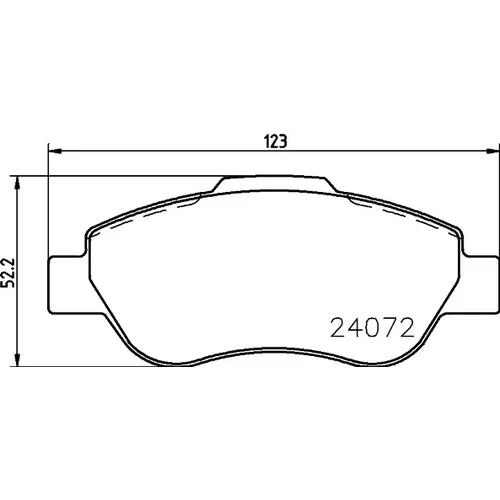 Sada brzdových platničiek kotúčovej brzdy MINTEX MDB2655MX