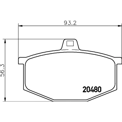 Sada brzdových platničiek kotúčovej brzdy MINTEX MDB1118