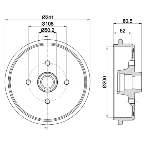 Brzdový bubon MINTEX MBD121