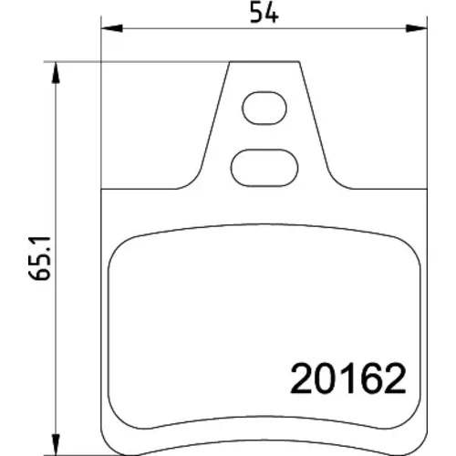 Sada brzdových platničiek kotúčovej brzdy MINTEX MDB1425MX