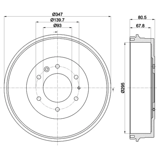 Brzdový bubon MINTEX MBD334