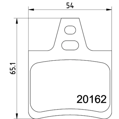 Sada brzdových platničiek kotúčovej brzdy MINTEX MDB1425