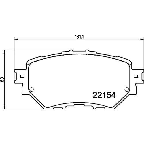 Sada brzdových platničiek kotúčovej brzdy MINTEX MDB4028MX