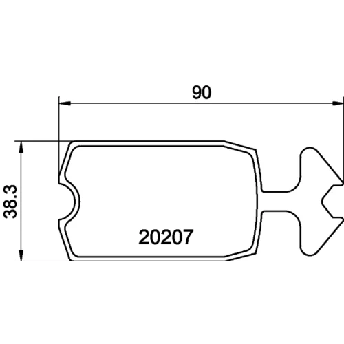 Sada brzdových platničiek kotúčovej brzdy MINTEX MDB1029