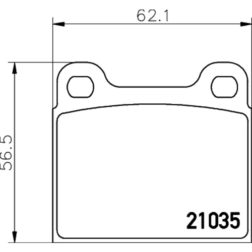 Sada brzdových platničiek kotúčovej brzdy MINTEX MDB1068