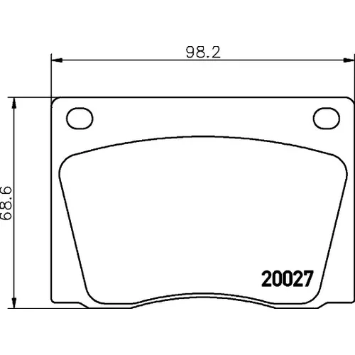 Sada brzdových platničiek kotúčovej brzdy MINTEX MGB522MX