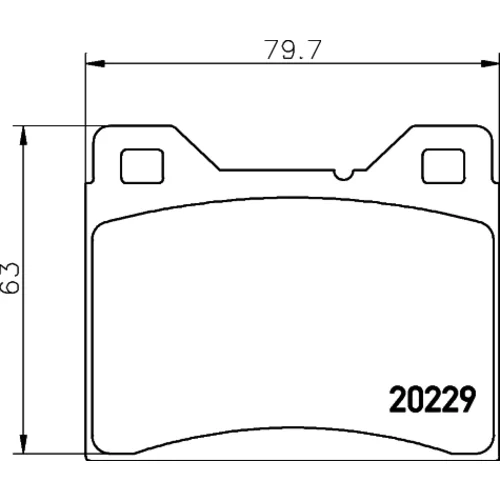 Sada brzdových platničiek kotúčovej brzdy MINTEX MDB1026
