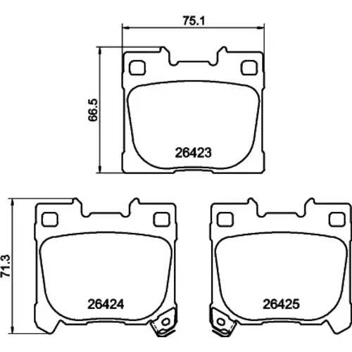 Sada brzdových platničiek kotúčovej brzdy MINTEX MDB3480MX