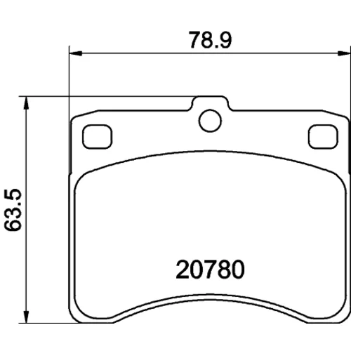 Sada brzdových platničiek kotúčovej brzdy MINTEX MDB1429