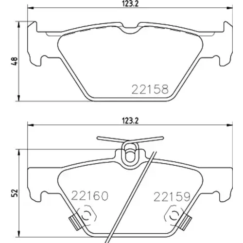 Sada brzdových platničiek kotúčovej brzdy MINTEX MDB3818MX