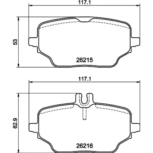 Sada brzdových platničiek kotúčovej brzdy MINTEX MDB4219MX