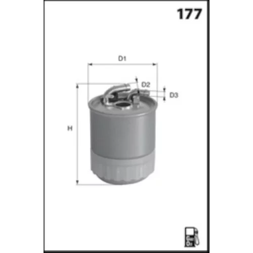 Palivový filter M583 /MISFAT/ - obr. 1