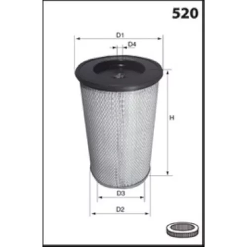 Vzduchový filter R159 /MISFAT/ - obr. 1