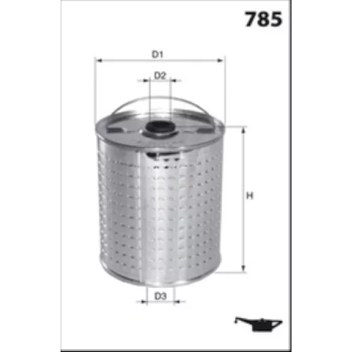 Olejový filter T012B /MISFAT/ - obr. 1