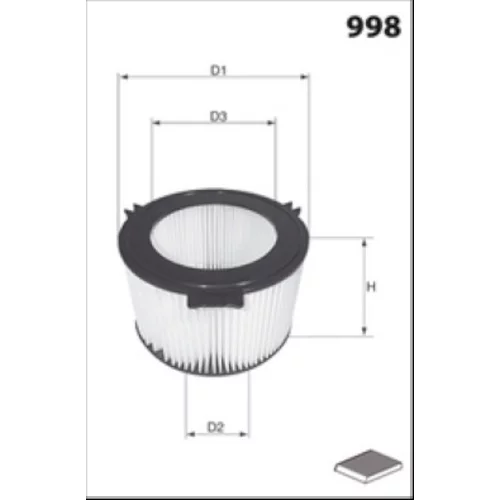 Filter vnútorného priestoru MISFAT HB323
