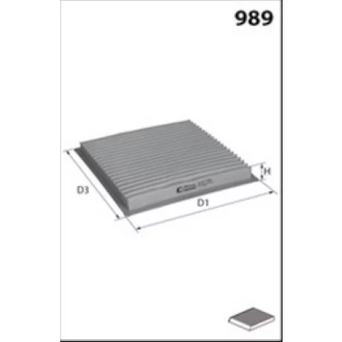 Filter vnútorného priestoru MISFAT HB343
