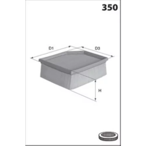 Vzduchový filter MISFAT P884