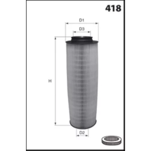 Vzduchový filter MISFAT R152