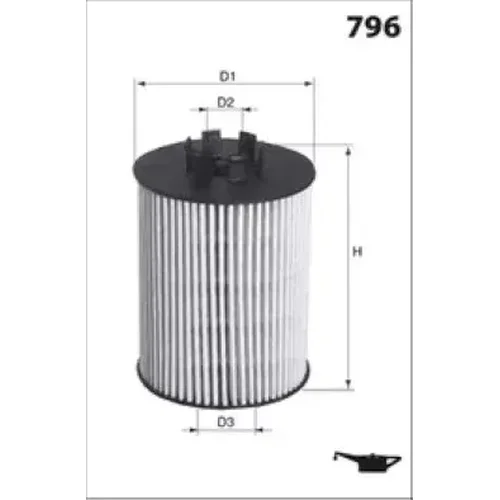Olejový filter MISFAT L156