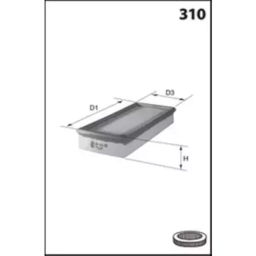 Vzduchový filter MISFAT P306