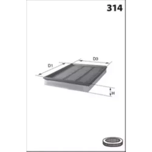Vzduchový filter MISFAT P985