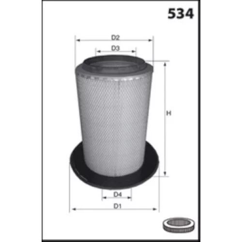 Vzduchový filter R915 /MISFAT/ - obr. 1