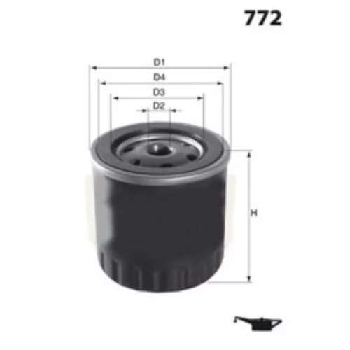 Olejový filter MISFAT Z261