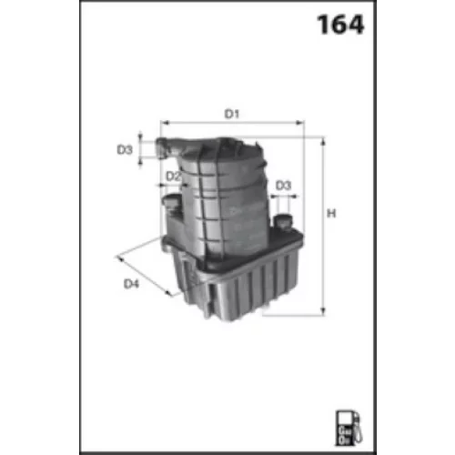 Palivový filter MISFAT F195