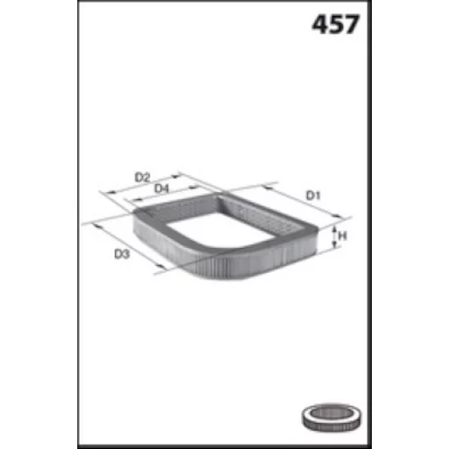 Vzduchový filter MISFAT R294