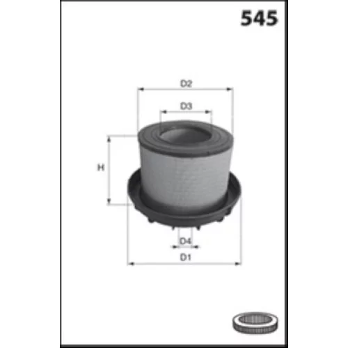 Vzduchový filter R503 /MISFAT/ - obr. 1