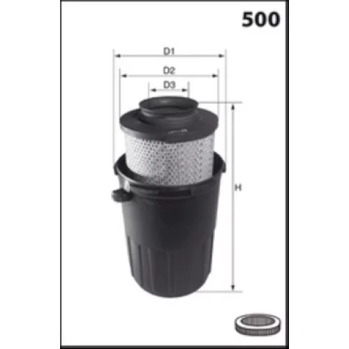 Vzduchový filter R521 /MISFAT/ - obr. 1