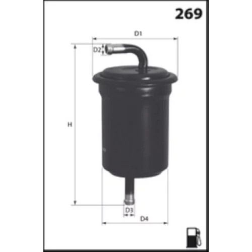Palivový filter E149 /MISFAT/