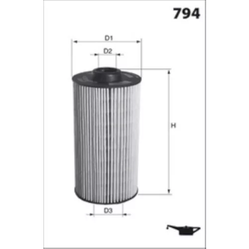 Olejový filter MISFAT L247