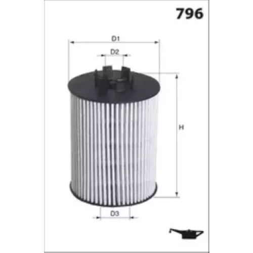 Olejový filter MISFAT L342