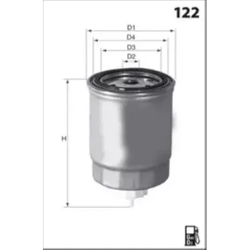 Palivový filter MISFAT M756