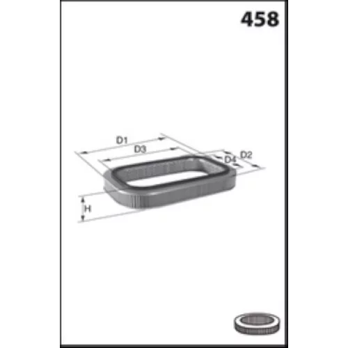 Vzduchový filter MISFAT R1211