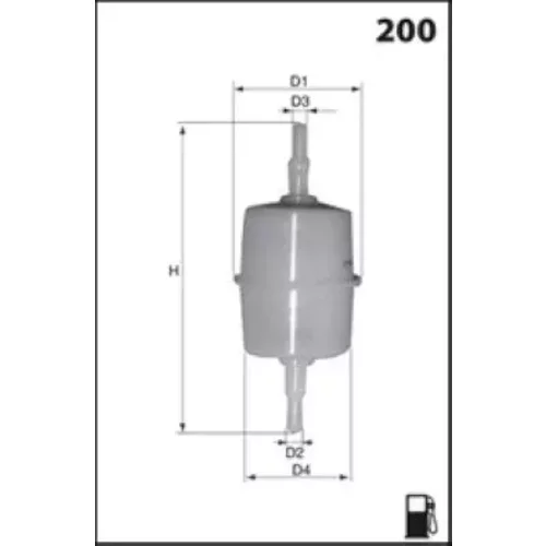 Palivový filter MISFAT E010