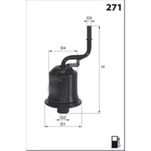 Palivový filter MISFAT E142